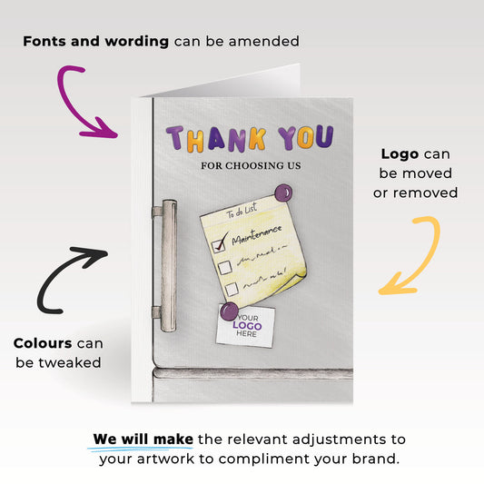 Fridge Magnets’ Business Thank You Cards image 1