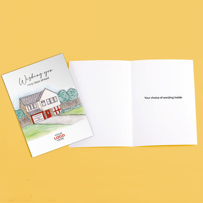 ‘New Build’ Personalised Corporate Branded Property Greeting Cards image 3