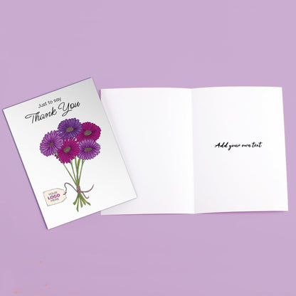 ‘Bunch of Flowers’ Business Thank You Cards image 3