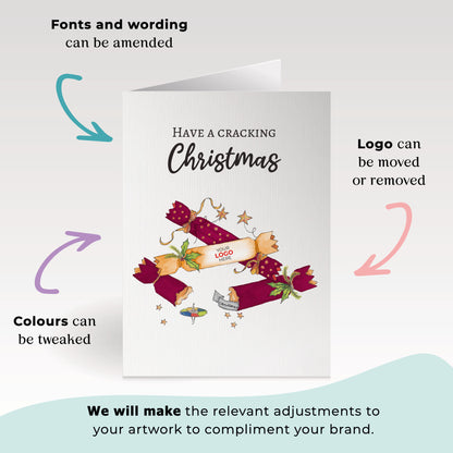 ‘Crackers’  Customised Corporate Christmas Cards image 2