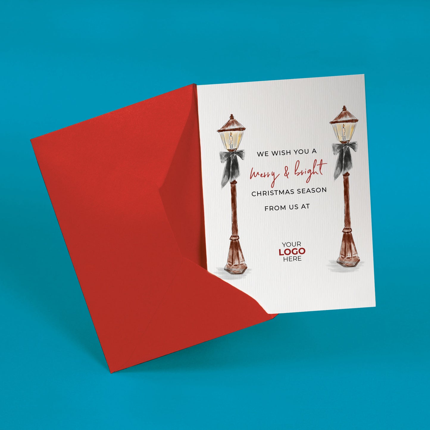 Night Light' Branded Christmas Cards image 1