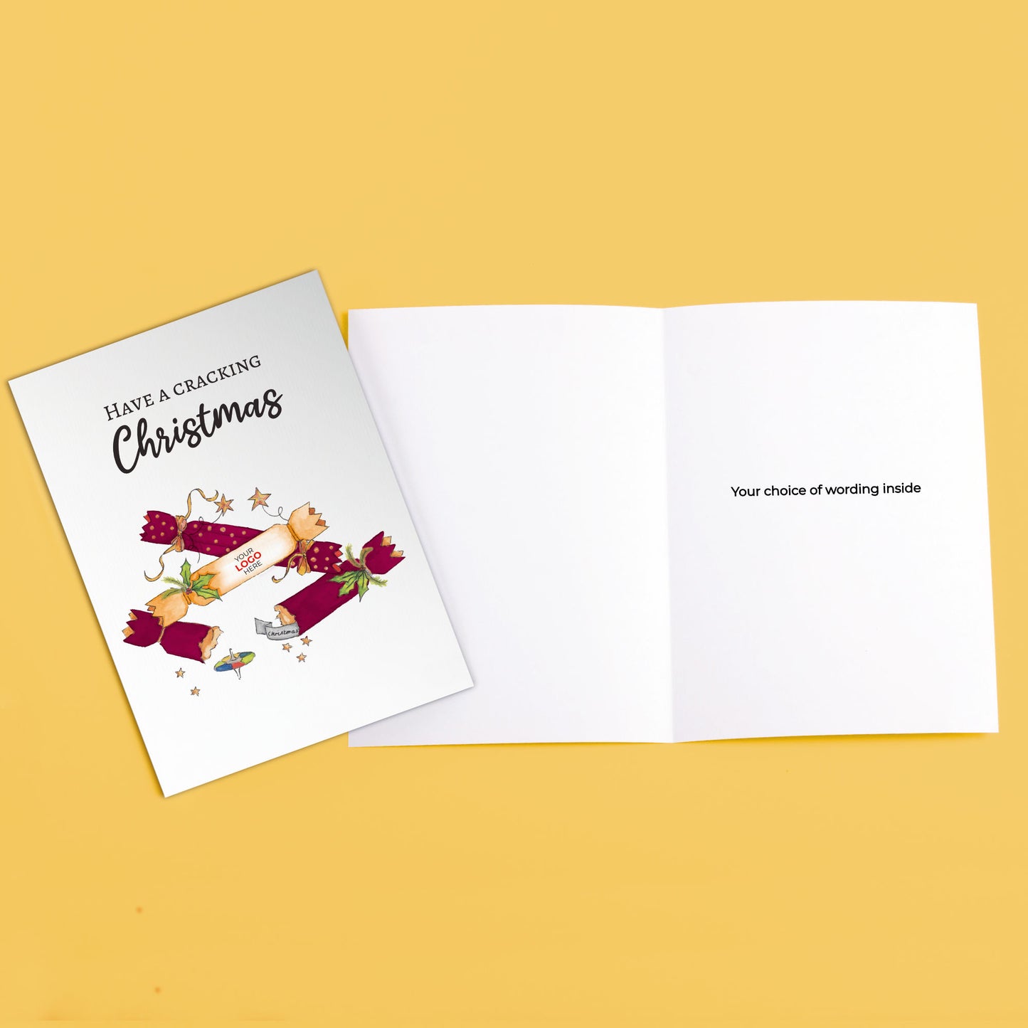 ‘Crackers’  Customised Corporate Christmas Cards image 3
