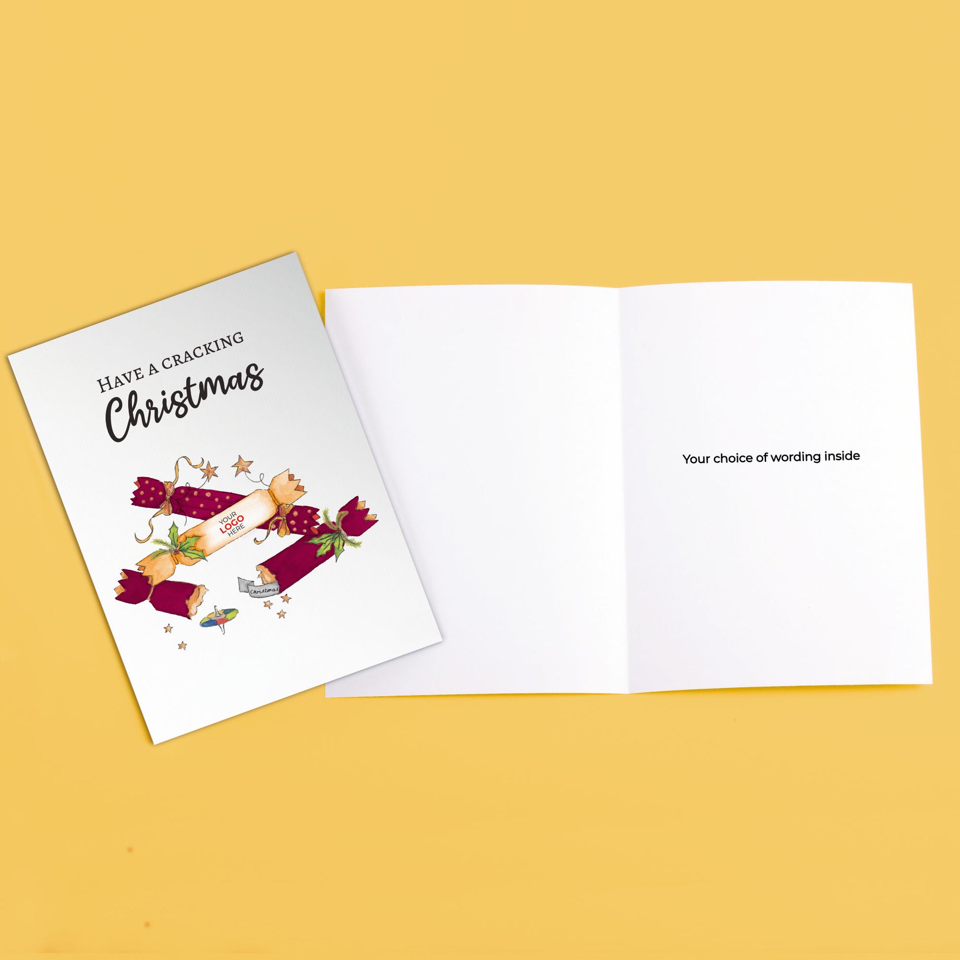‘Crackers’  Customised Corporate Christmas Cards image 3