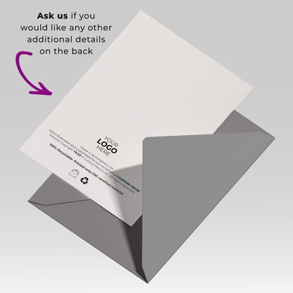 ‘Sticky Notes’ Personalised Corporate Branded Welcome Greeting Cards image 4