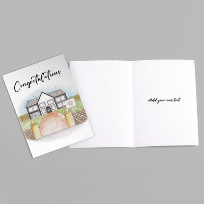 Pillar Entrance House' Personalised Corporate Branded Property Greeting Cards image 3