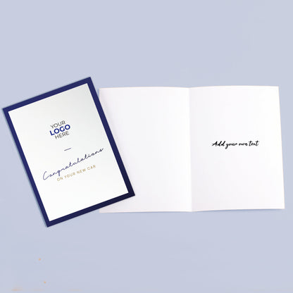 ‘Minimalistic’ Personalised Corporate Branded Automotive Greeting Cards image 3