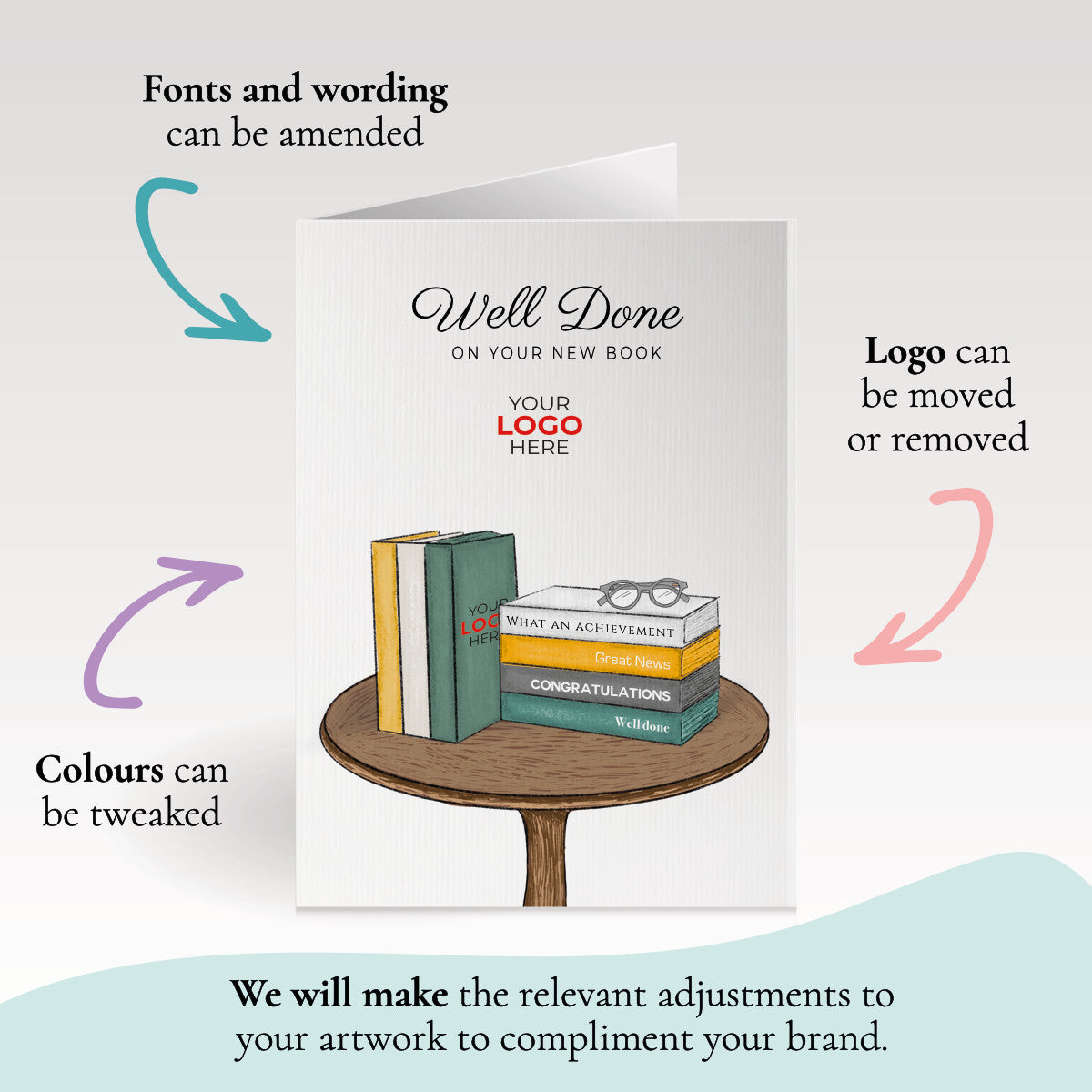 ‘Books on Table’ Corporate Cards image 2