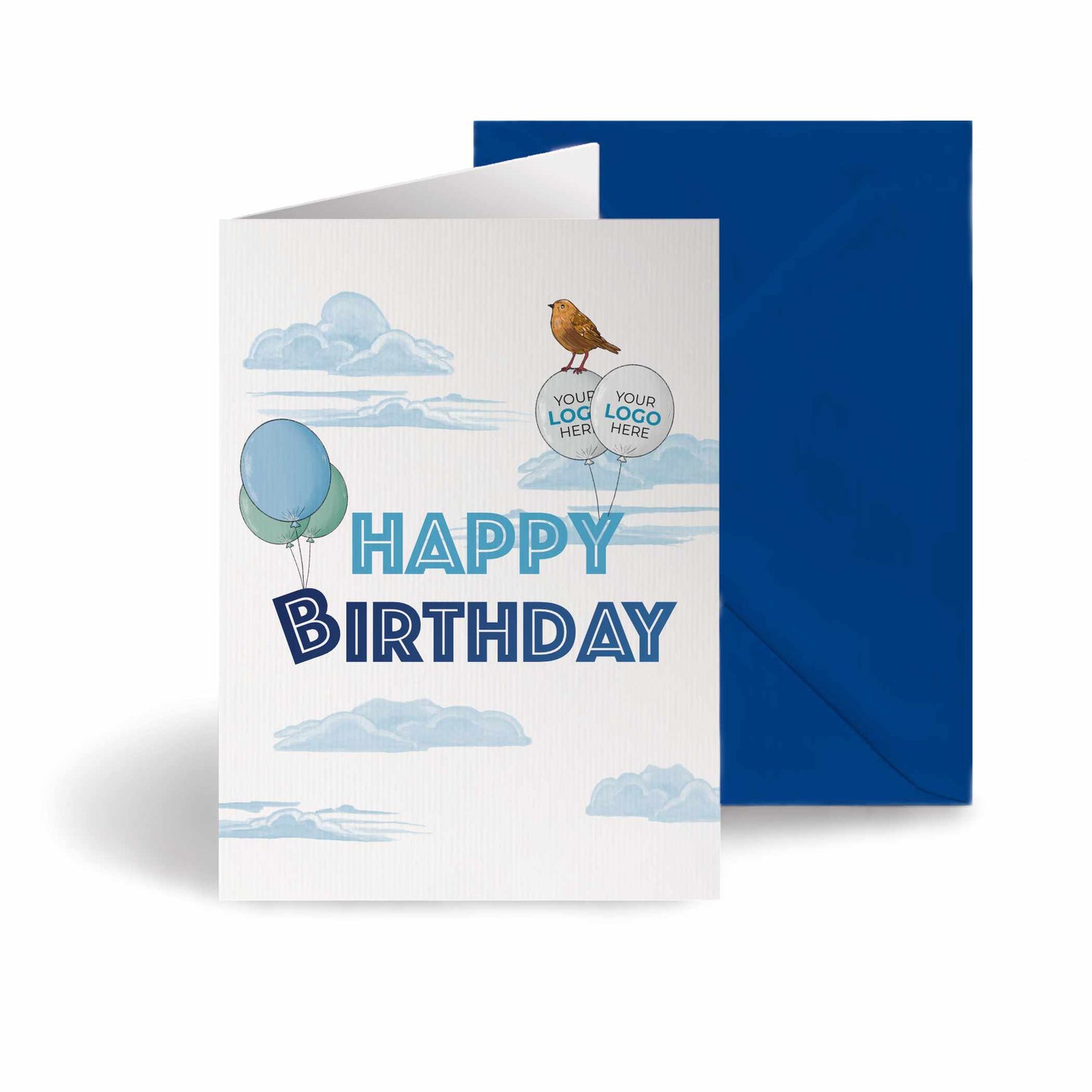 #417 - ‘Birthday Robin’ Branded Birthday Cards
