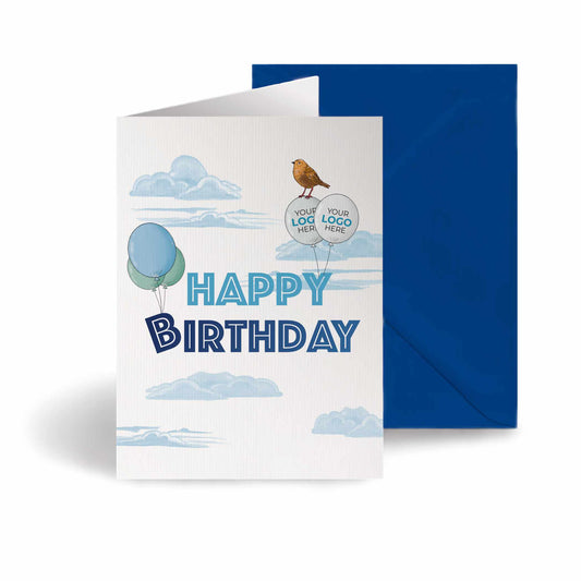 #417 - ‘Birthday Robin’ Branded Birthday Cards