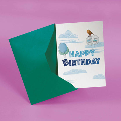 #417 - ‘Birthday Robin’ Branded Birthday Cards