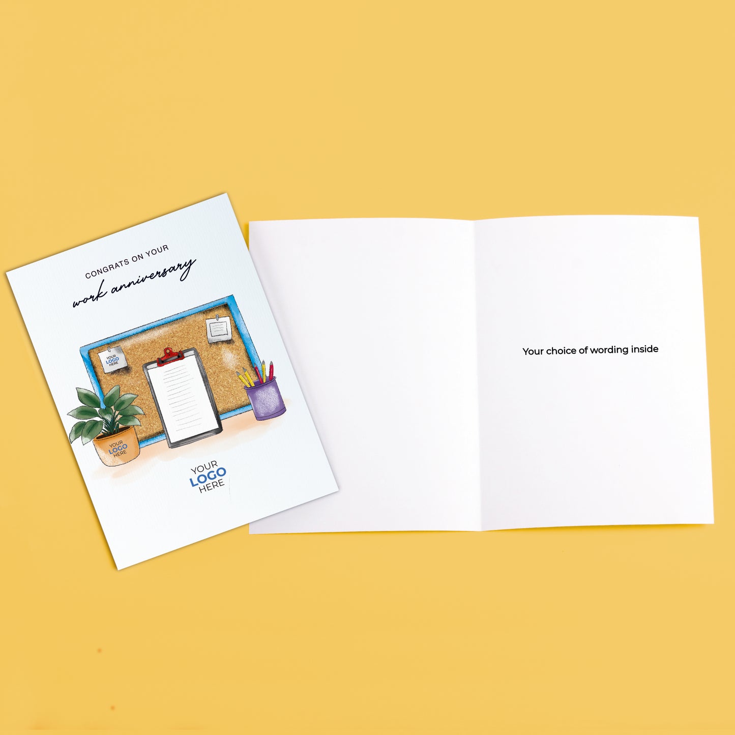 #432 - 'Cork Board & Clipboard’ Branded New Job Cards