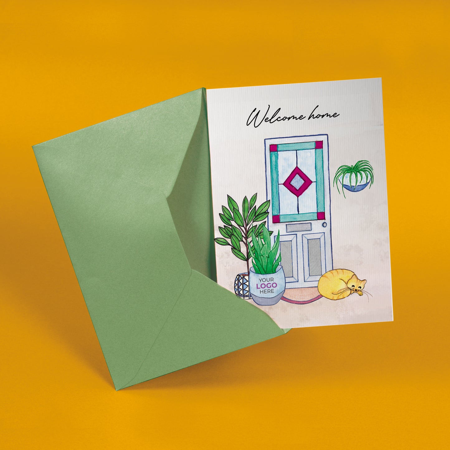 #433 - ‘Stained Glass Window’ Business Property Cards