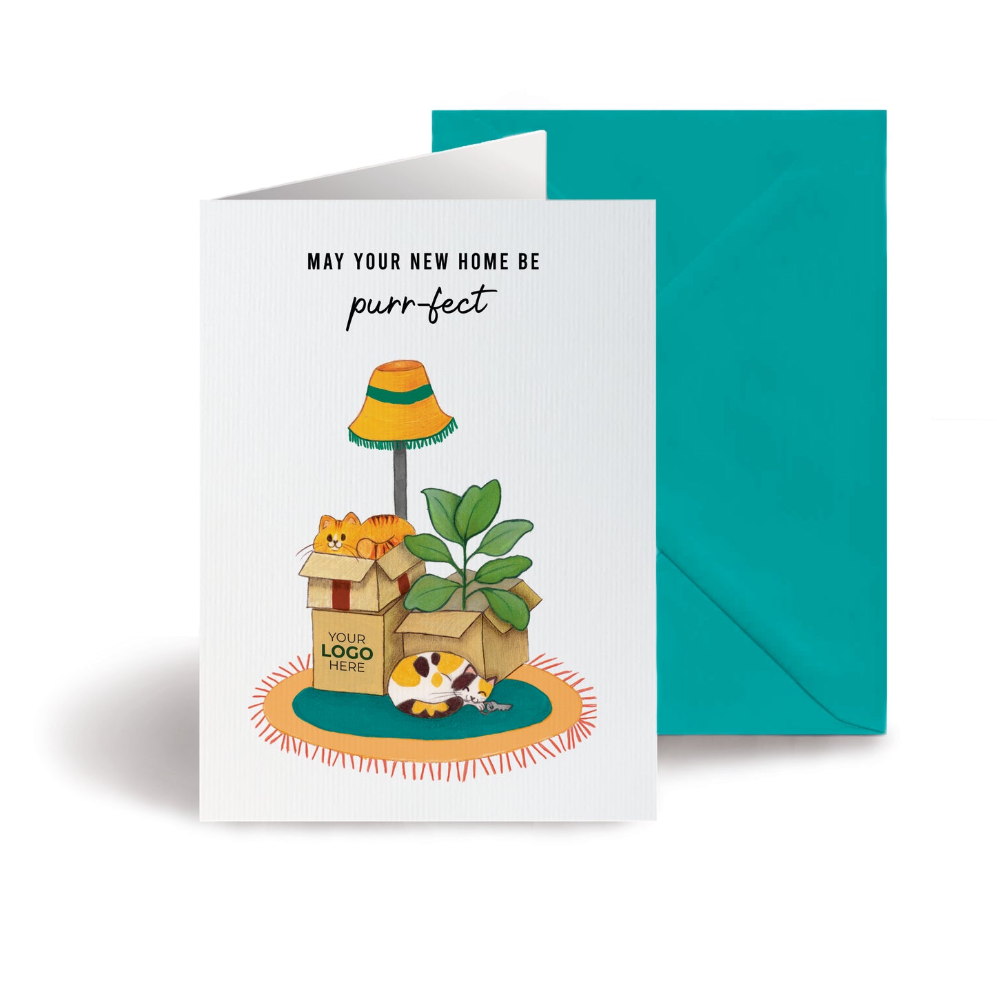 #434 - ‘Cats in Boxes’ Business New Home Cards