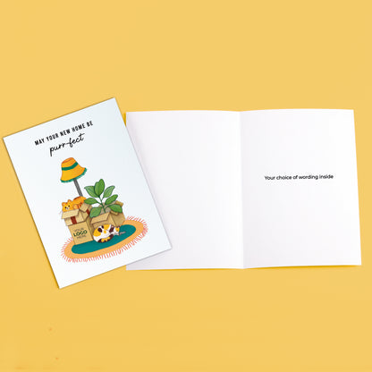 #434 - ‘Cats in Boxes’ Business New Home Cards