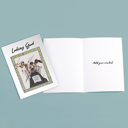 ‘Pampered Dog’ Personalised Corporate Branded All Things Dogs Greeting Cards image 2