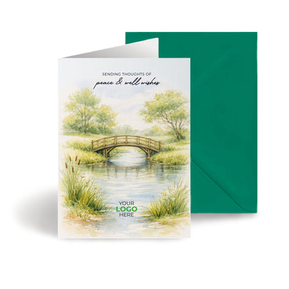 #443 - ‘Bridge Over Water’ Personalised Greeting Cards
