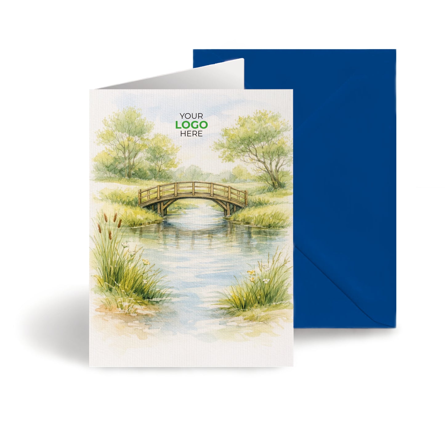#444 - ‘Bridge Over Water’ Branded Open Greeting Cards