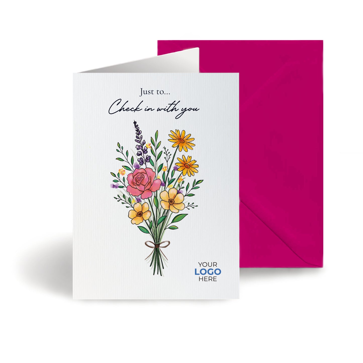 #455 - ‘Wildflower Bouquet’ Personalised Greeting Cards