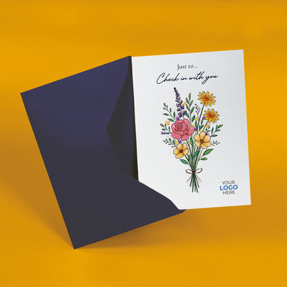 #455 - ‘Wildflower Bouquet’ Personalised Greeting Cards