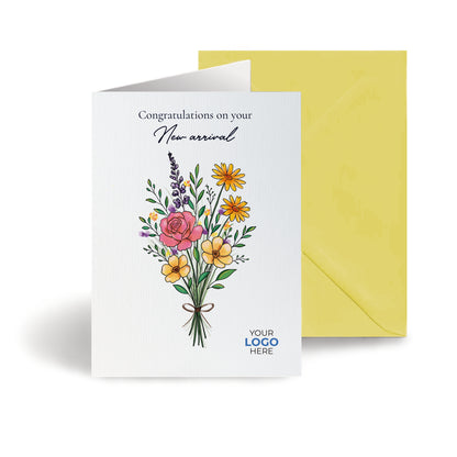 #456 - ‘Wildflower Bouquet’ Personalised Greeting Cards