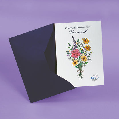 #456 - ‘Wildflower Bouquet’ Personalised Greeting Cards