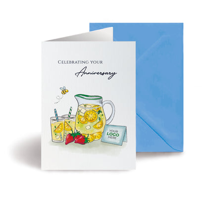 #468 - ‘Lemonade Jug & Card’ Anniversary Greeting Cards