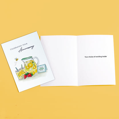 #468 - ‘Lemonade Jug & Card’ Anniversary Greeting Cards