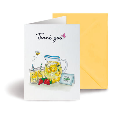 #470 - ‘Lemonade Jug & Card’ Personalised Greeting Cards