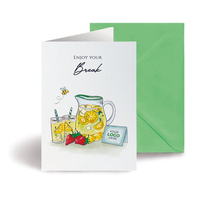 #471 - ‘Lemonade Jug & Card’ Personalised Greeting Cards