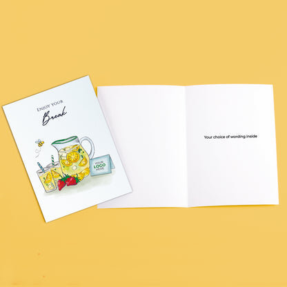 #471 - ‘Lemonade Jug & Card’ Personalised Greeting Cards