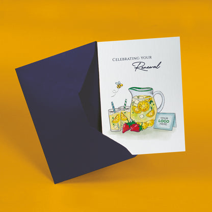 #474 - ‘Lemonade Jug & Card’ Personalised Greeting Cards