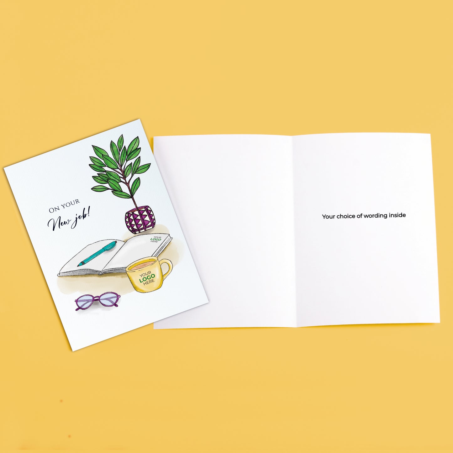 #478 - ‘Office Desk’ Personalised Greeting Cards