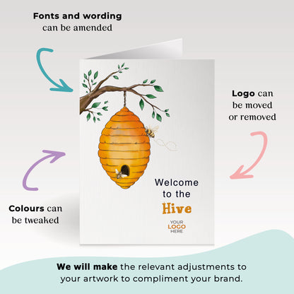 #473 - ‘Beehive’ Personalised Greeting Cards