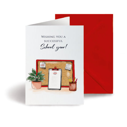 #484 - ‘Cork Board & Clipboard’ Personalised Greeting Cards