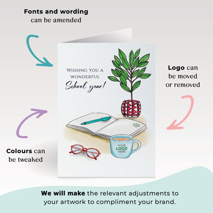 #485 - ‘Work Desk’ Personalised Greeting Cards