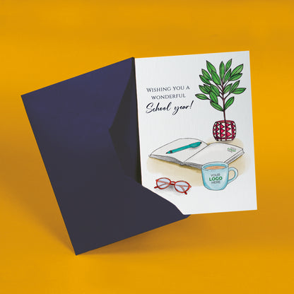#485 - ‘Work Desk’ Personalised Greeting Cards