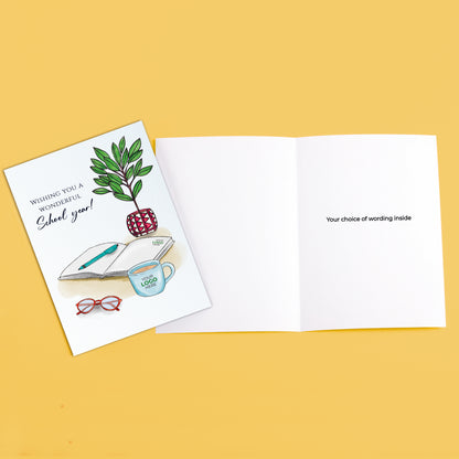 #485 - ‘Work Desk’ Personalised Greeting Cards