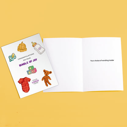 #487 - ‘Baby Bits & Bobs’ Personalised Greeting Cards