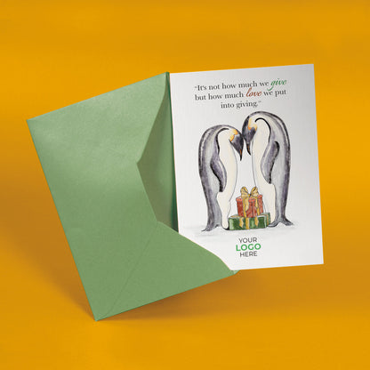 Penguins & Presents' Branded Christmas Cards image 2