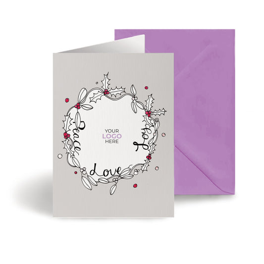 ‘Peace, Love & Joy’  Customised Corporate Christmas Cards image 0