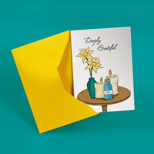 ‘Oils & Candles’ Business Thank You Cards image 1