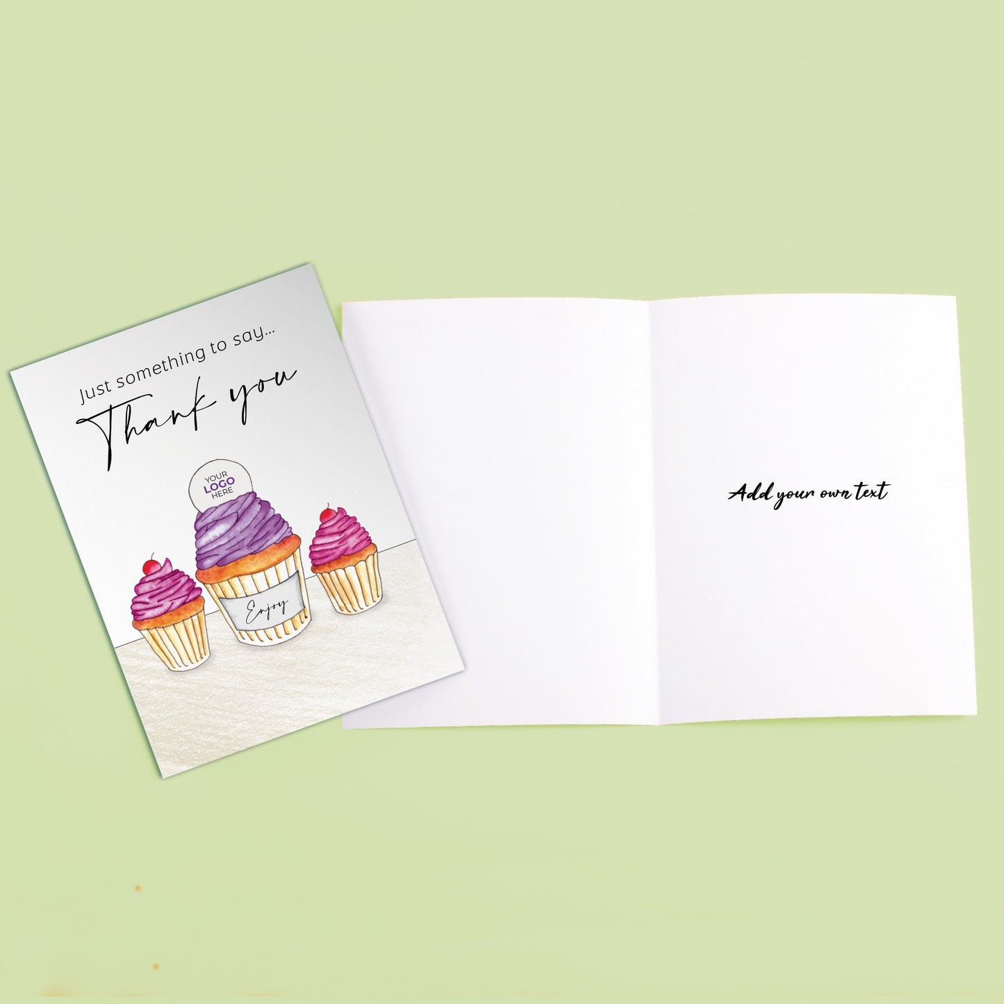 ‘Three Cupcakes’ Business Thank You Cards image 3