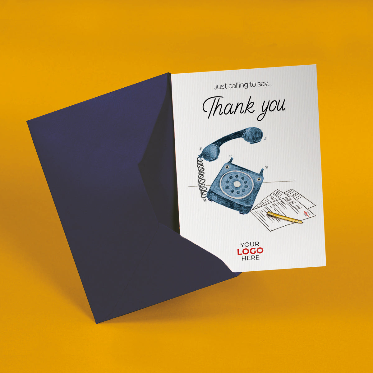 #67 - ‘Phone Calling’ Business Thank You Cards