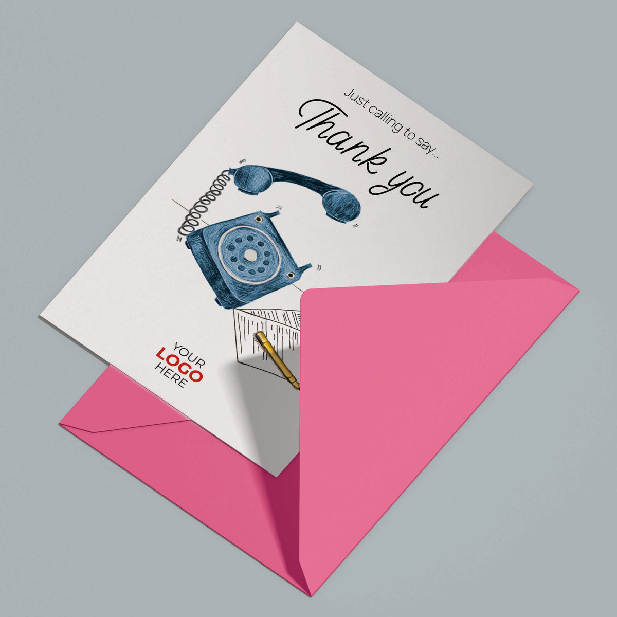 #67 - ‘Phone Calling’ Business Thank You Cards