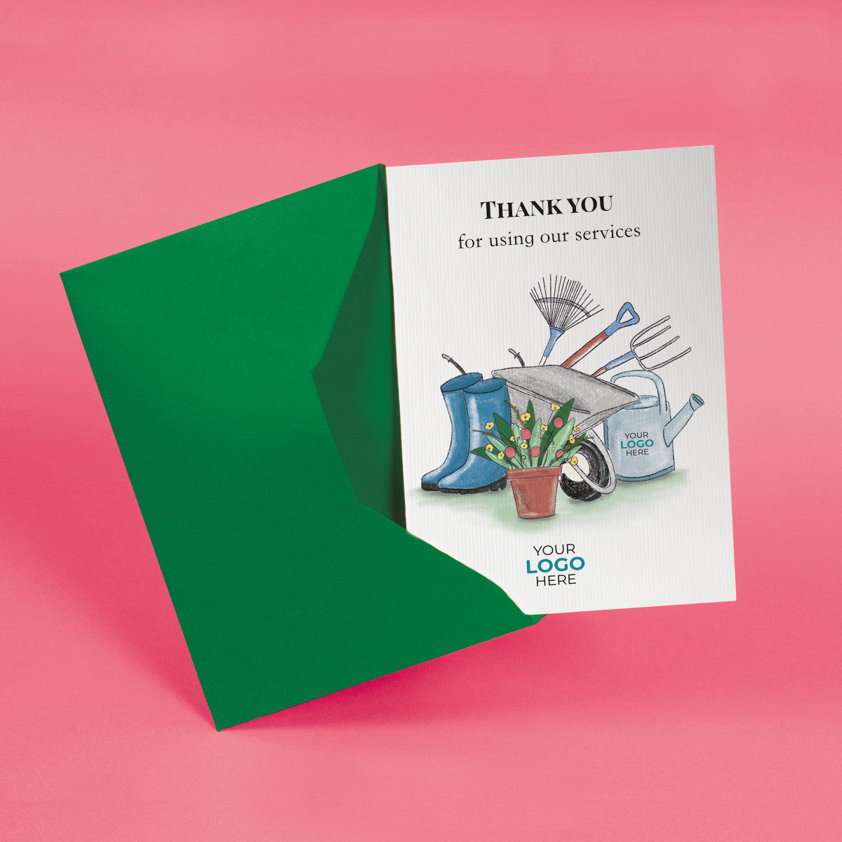 ‘Gardening Tools’  Trades People Corporate Cards image 1