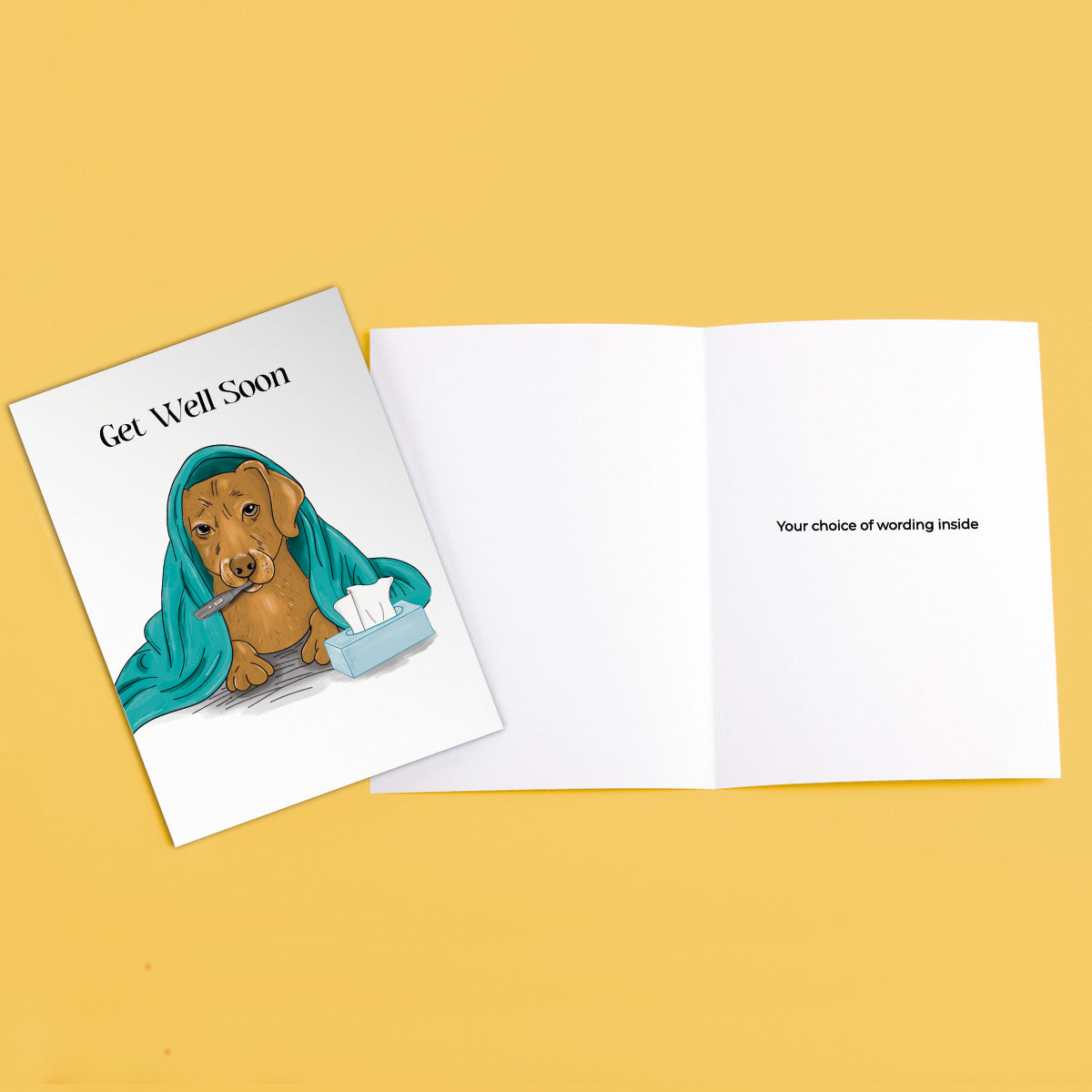 ‘Sick Dog’ Business Get Well Soon Cards image 3