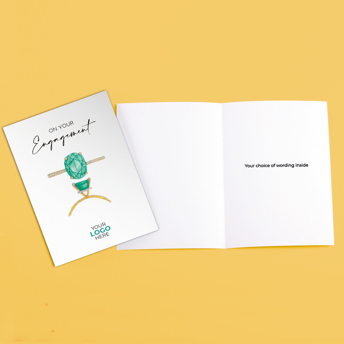 ‘Engagement Ring’ Wedding Cards image 3