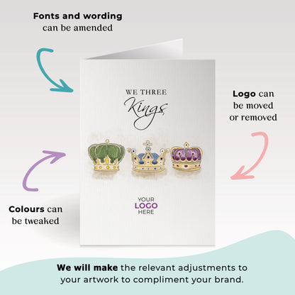 Three Wise Men' Branded Christmas Cards image 1