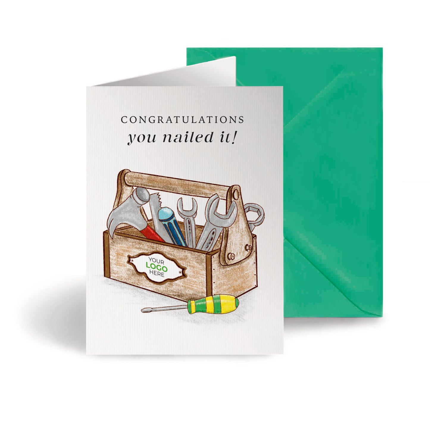 Toolbox’ Personalised Corporate Branded Trades People Greeting Cards image 0