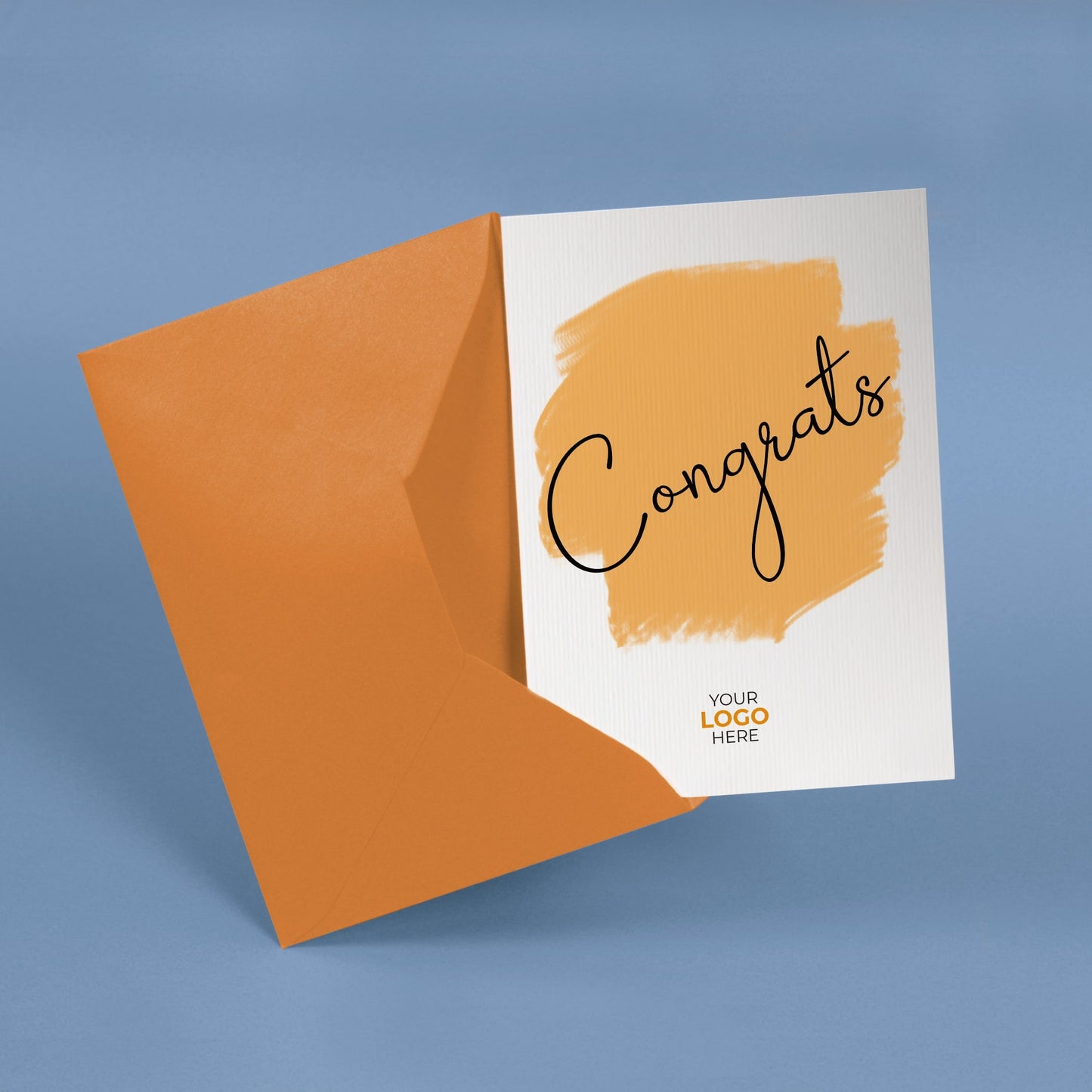 ‘Coloured Swipe’ Congratulations Company Greeting Cards image 4